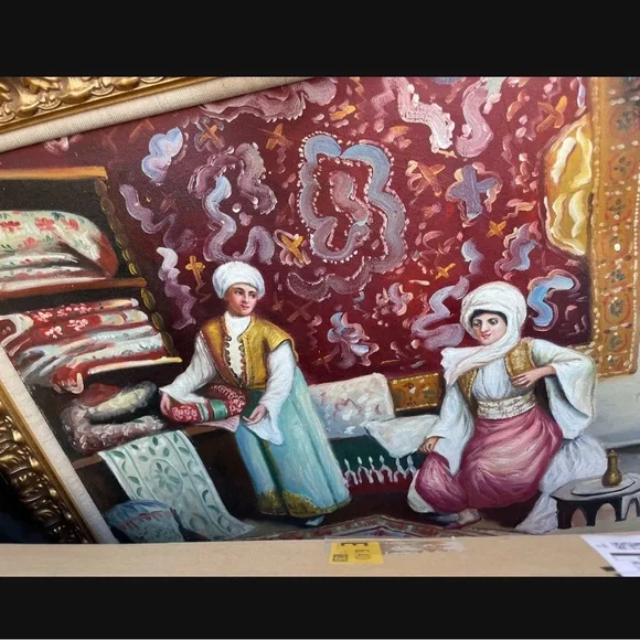 Arabian Rug Seller Paint- Hand paint - Picture 6 of 7